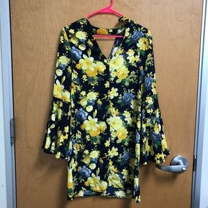 Soprano Long Bell Sleeve Dress